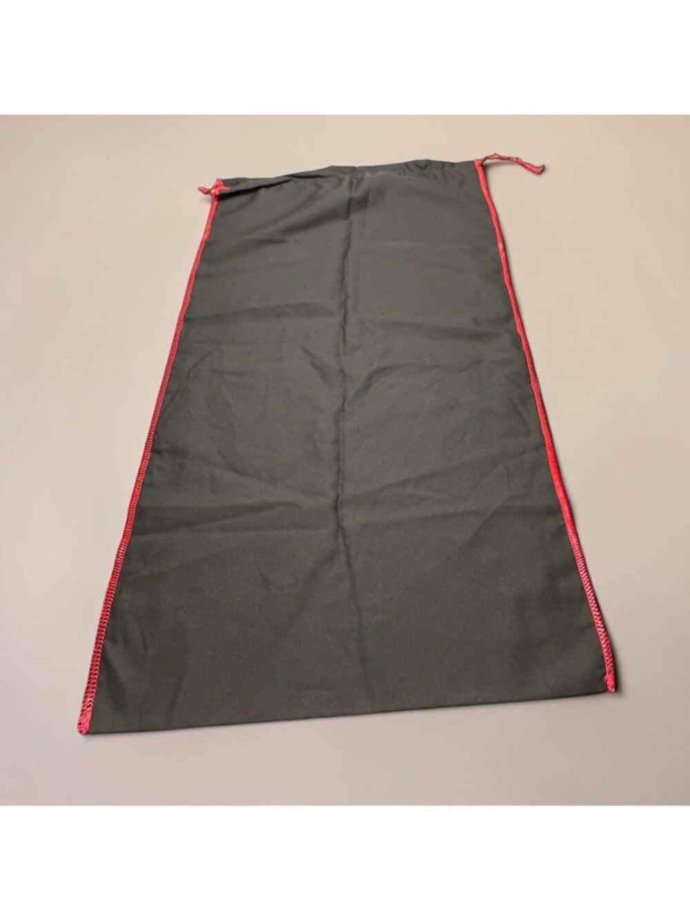 Coach Drawstring Dust Bag Brown With Red Trim & Logo - Picture 8 of 9